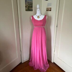 pink vintage prom dress